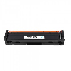 TONER COMPATIBLE HP 207X SANS NIVEAU-REMPLACE W2211X CYAN