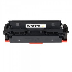TONER COMPATIBLE HP 415X PUCE ORIGINE SANS NIVEAU-REMPLACE W2032X JAUNE