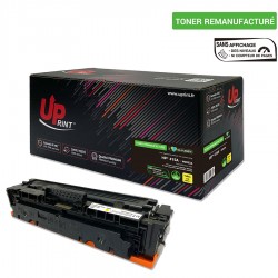 UPRINT TONER REMANUFACTURE HP 415A PUCE ORIGINE SANS NIVEAU-REMPLACE W2032A YELLOW