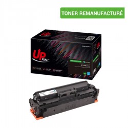 UPRINT TONER REMANUFACTURE HP 415X PUCE ORIGINE SANS NIVEAU-REMPLACE W2031X CYAN