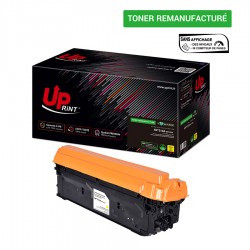 UPRINT TONER REMANUFACTURE HP 212A PUCE ORIGINE SANS NIVEAU-REMPLACE W2122A YELLOW