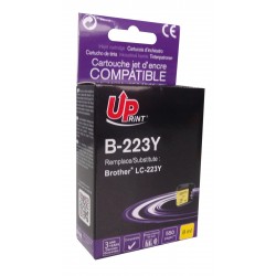 UPRINT CARTOUCHE COMPATIBLE BROTHER LC223 JAUNE