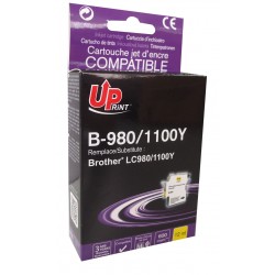 UPRINT CARTOUCHE COMPATIBLE BROTHER LC980/LC1100 JAUNE
