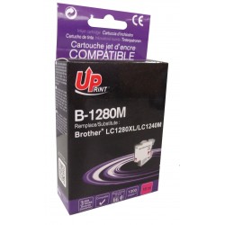 UPRINT CARTOUCHE COMPATIBLE BROTHER LC1280-REMPLACE LC1220/LC1240/LC1280 MAGENTA