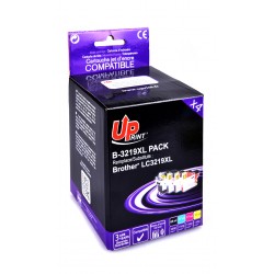 UPRINT PACK 4 CARTOUCHES COMPATIBLE BROTHER LC3219XL-REMPLACE LC3219XLVALBP N/C/M/J