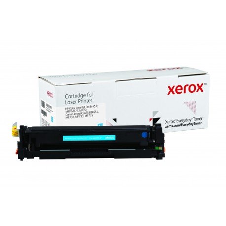 Toner Xerox Everyday remplace HP CF411ACRG-046C Cyan
